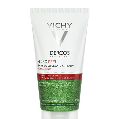 Shampoo Micropeel Vichy Dercos Anticaspa 150Ml