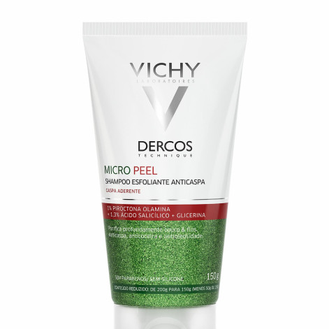 Shampoo Micropeel Vichy Dercos Anticaspa 150Ml