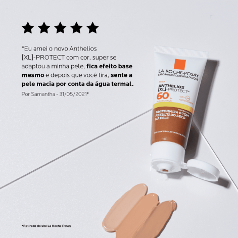 Protetor Solar Facial La Roche-Posay Anthelios XL Protect FPS60 Cor Morena 40g Protetor Solar Facial La Roche-Posay Anthelios XL Protect FPS60 Cor Morena 40g