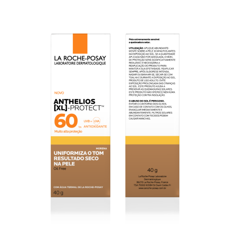 Protetor Solar Facial La Roche-Posay Anthelios XL Protect FPS60 Cor Morena 40g Protetor Solar Facial La Roche-Posay Anthelios XL Protect FPS60 Cor Morena 40g