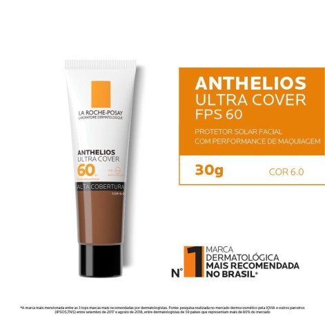 Anthelios Ultra Cover Protetor Solar 30gr Fps60 Cor 6.0 Anthelios Ultra Cover Protetor Solar 30gr Fps60 Cor 6.0