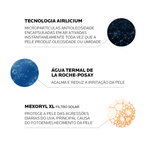 Protetor Solar Facial La Roche-Posay Anthelios Airlicium+ FPS50 Cor 4.0 40ml Protetor Solar Facial La Roche-Posay Anthelios Airlicium+ FPS50 Cor 4.0 40ml