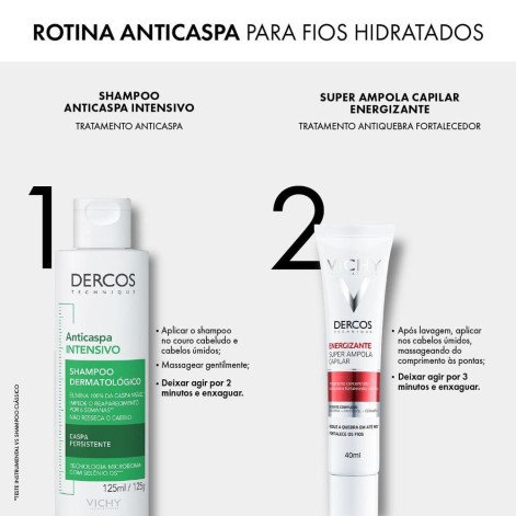 Shampoo Anticaspa Vichy Dercos Dermatológico Cabelos Secos 125ml Shampoo Anticaspa Vichy Dercos Dermatológico Cabelos Secos 125ml