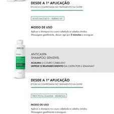 Shampoo Anticaspa Vichy Dercos Dermatológico Cabelos Secos 125ml Shampoo Anticaspa Vichy Dercos Dermatológico Cabelos Secos 125ml