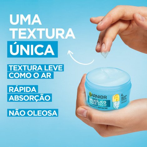 Hidratante Facial Antiacne Garnier Salicílico Toque Seco 85g Hidratante Facial Antiacne Garnier Salicílico Toque Seco 85g