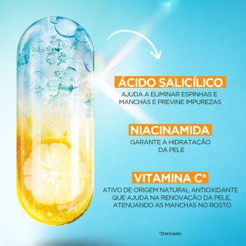 Hidratante Facial Antiacne Garnier Salicílico Toque Seco 85g