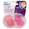 CHUPETA ULTRA AIR DUPLA LISA 6-18M MENINA - PHILIPS AVENT CHUPETA ULTRA AIR DUPLA LISA 6-18M MENINA - PHILIPS AVENT