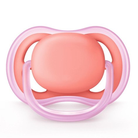 CHUPETA ULTRA AIR DUPLA LISA 6-18M MENINA - PHILIPS AVENT CHUPETA ULTRA AIR DUPLA LISA 6-18M MENINA - PHILIPS AVENT