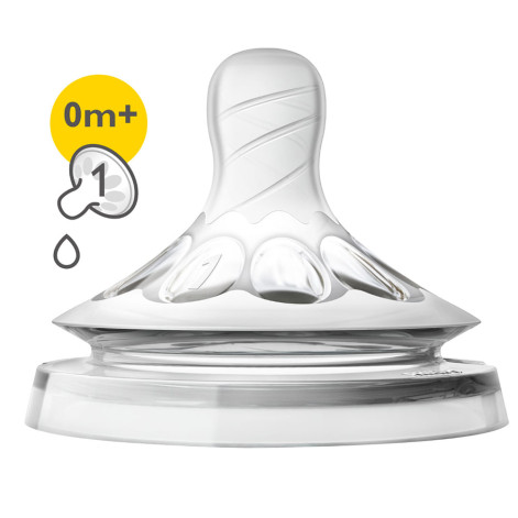 Bico Mamadeira Philips Avent Pétala Nº1 - 0m+ 2 Unidades