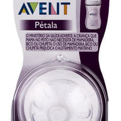 Bico de Mamadeira Linha Pétala Nº2 Phillips Avent Transparente