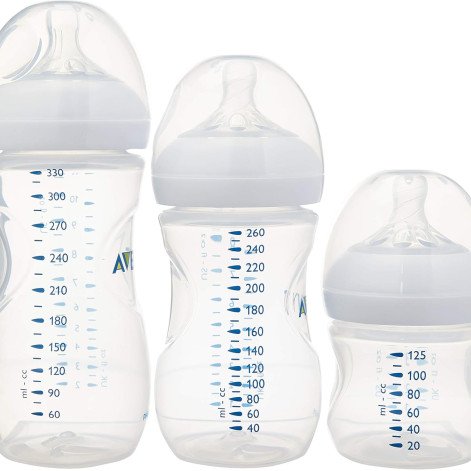 Kit Mamadeiras Philips Avent Pétala 125ml, 260ml e 330ml 3 Unidades
