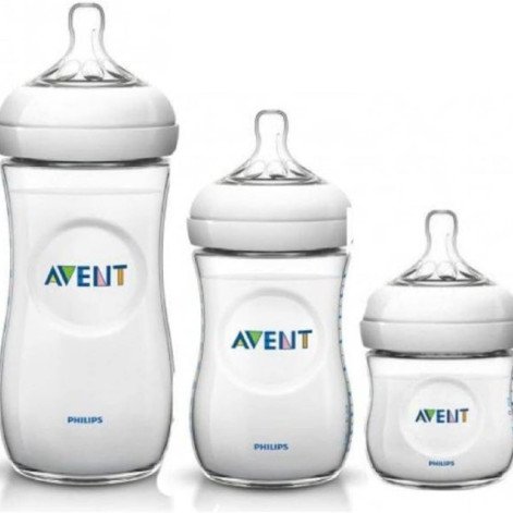 Kit Mamadeiras Philips Avent Pétala 125ml, 260ml e 330ml 3 Unidades