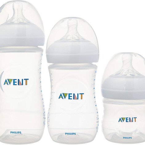 Kit Mamadeiras Philips Avent Pétala 125ml, 260ml e 330ml 3 Unidades