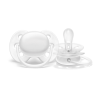 Chupeta Philips Avent Ultra Soft de 0 a 6 meses FlexiFit Silicone Branca 1 Unidade Chupeta Philips Avent Ultra Soft de 0 a 6 meses FlexiFit Silicone Branca 1 Unidade