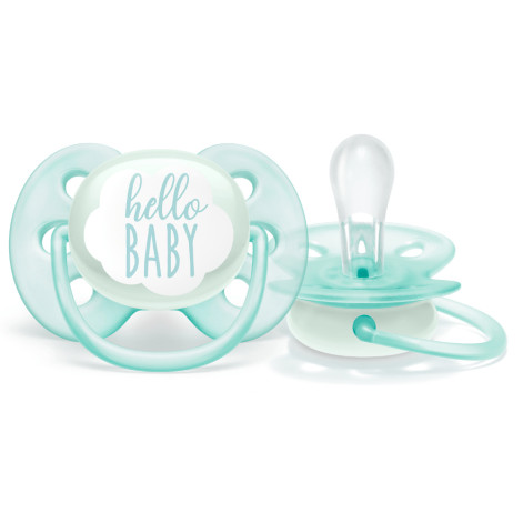 Chupeta Ultra Soft 0-6m Philips Avent - SCF522/01 - Verde