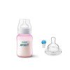 Kit Mamadeira ANTI-COLIC Avent 260ML + Bico 3 - SCD809/27 - Rosa