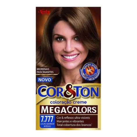 Tintura Cor & Ton 7.777 Louro Marrom Intenso