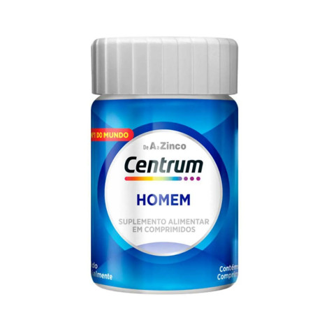  Polivitaminico Centrum Essentials Homem de A a Zinco 30 Comprimidos
