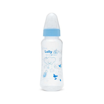 Mamadeira Lolly Especial Sil Red 250ml Azul Mamadeira Lolly Especial Sil Red 250ml Azul