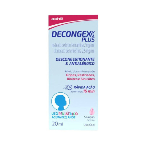 Decongex Plus Pediátrico Gotas 20ml