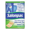 Salonpas Pain Relief Patch com 5 adesivos