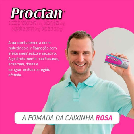 Proctan 5mg/g + 20mg/g + 20mg/g + 100mg/g Pomada 25g
