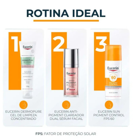Protetor Solar Facial FPS 60 Eucerin Sun Pigment Control 50ml