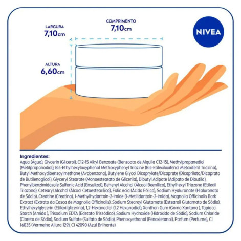 Creme Facial Antirrugas Nivea Cellular Expert Filler Dia FPS 30 49g