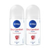 Kit Desodorante Nivea Dry Comfort Roll-On 50ml 2 unidades Kit Desodorante Nivea Dry Comfort Roll-On 50ml 2 unidades