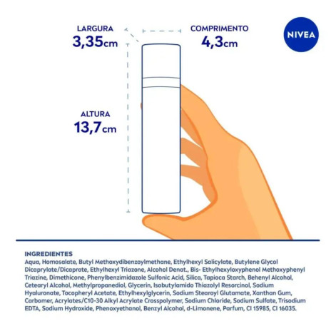 Creme Facial Clareador Nivea Cellular Luminous 630 FPS 50 Fluido com 40ml