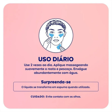 Mousse De Limpeza Micelar Nivea Aqua Rose Água De Rosas Orgânica 150ml  