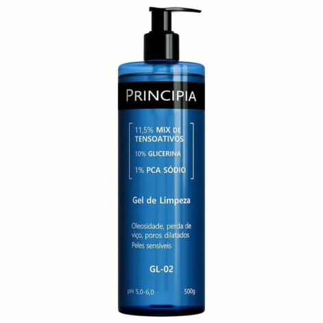 Gel de Limpeza Suave Principia Skincare 11,5% Tensoativos + 10% Glicerina + 1% PCA Sódio GL-02 500ml Gel de Limpeza Suave Principia Skincare 11,5% Tensoativos + 10% Glicerina + 1% PCA Sódio GL-02 500ml