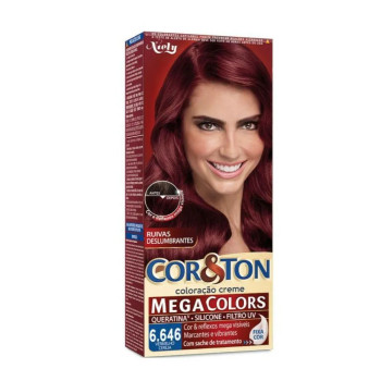 Tintura Cor&ton Mega Colors Vermelho Cereja 6.646