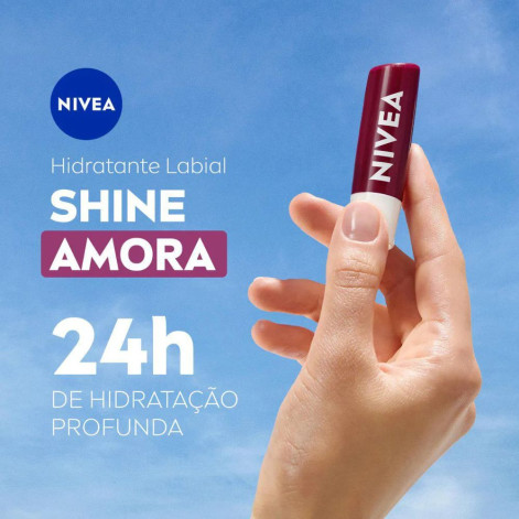 Protetor Labial Amora 5,5ml Nivea