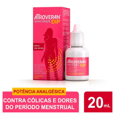  Atroveran Dip Dipirona Monoidratada 500mg/ml Gotas 20ml