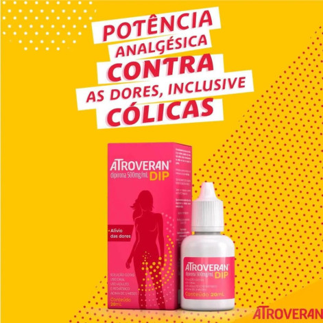  Atroveran Dip Dipirona Monoidratada 500mg/ml Gotas 20ml