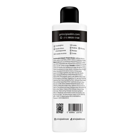 Condicionador Antiqueda 2% Glicerina + 1% D - Pantenol + 0,5% Keratinas Principia Skincare Aq - 01 com 250ml