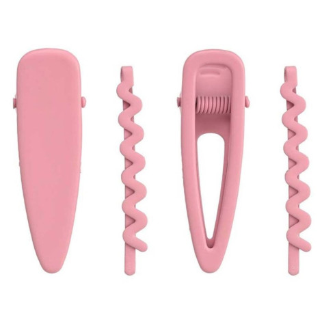 Kit Presilhas Proart Para Penteados Rosa 4 Unidades