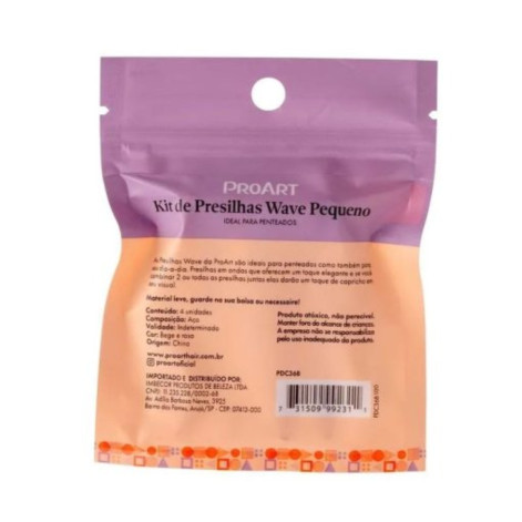 Kit de Presilhas de Cabelo Waves Pequenas Proart