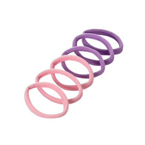 Elásticos De Cabelo Rosa E Lilás Com 6 Unidades Proart Elásticos De Cabelo Rosa E Lilás Com 6 Unidades Proart