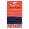 Elástico De Cabelo Proart Azul e Laranja 6 Unidades Elástico De Cabelo Proart Azul e Laranja 6 Unidades