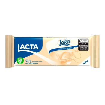 Lacta Chocolate Branco Laka 50,1G