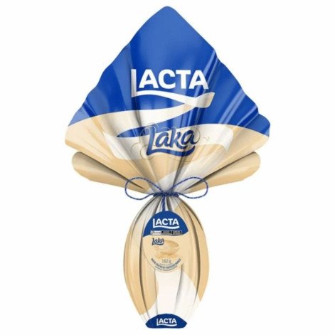 Ovo de Páscoa Lacta Laka Chocolate Branco 162g Ovo de Páscoa Lacta Laka Chocolate Branco 162g