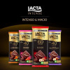 Chocolate LACTA Intense Meio Amargo 40% cacau Avelã e Crocante de Cacau 85g Chocolate LACTA Intense Meio Amargo 40% cacau Avelã e Crocante de Cacau 85g