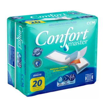 Absorvente Geriátrico Confort Master Pacote Com 20 Unidades Absorvente Geriátrico Confort Master Pacote Com 20 Unidades