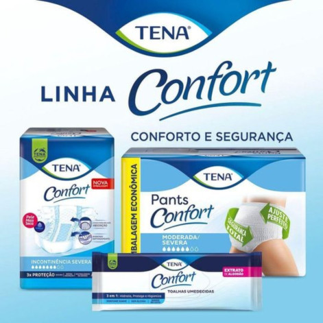 Toalhas Umedecidas Tena Confort Mini 40un Toalhas Umedecidas Tena Confort Mini 40un
