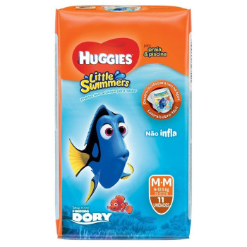Fralda Huggies Little Swimmers Praia e Piscina M 11 unidades