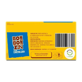 Chocolate Garoto Bombomzin 82,5g