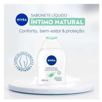 Sabonete Líquido Íntimo Nivea Natural com 250ml