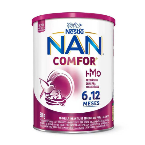 Fórmula Infantil NAN Comfor 2 Nestlé 6 a 12 meses 800g